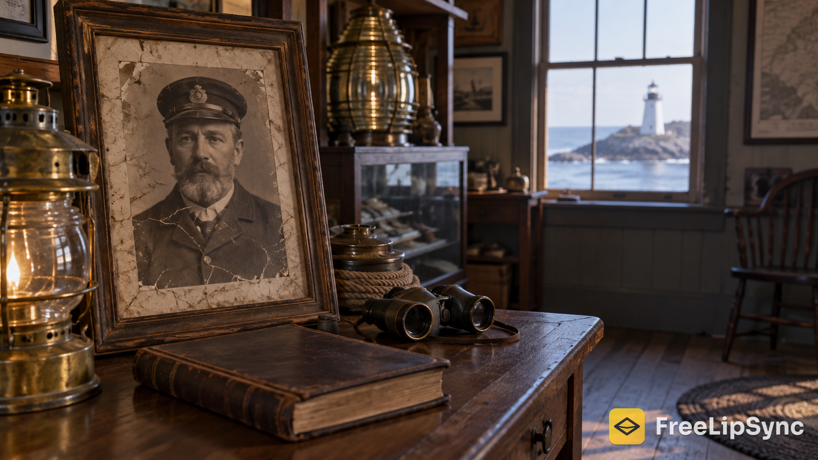 How Our Lighthouse Let a 1900s Keeper Tell His Own Story — in Four Languages, Without a Voice Actor