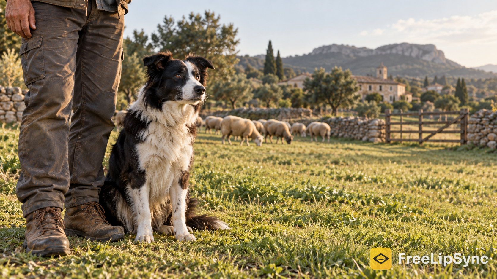 Cómo hago reels con mi perro pastor que 'habla' para llenar las visitas a la granja