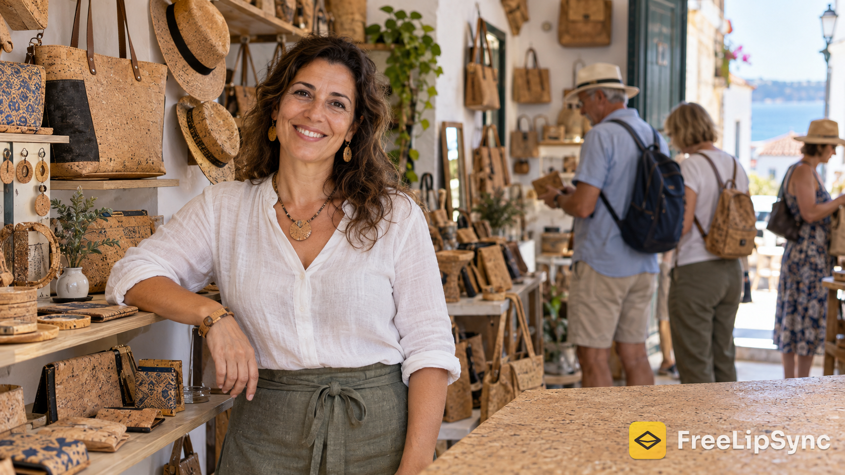 Como a foto do dono da minha loja de cortiça 'fala' com turistas em vários idiomas — a partir de um áudio